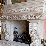 Fire Place in the Italianate Great Room