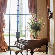 Piano in the Italianate Great Room