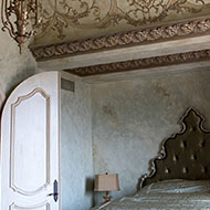 Decorated Trim in the Master Bedrooms