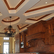 Ceiling of the Tuscan Estate Kitchen